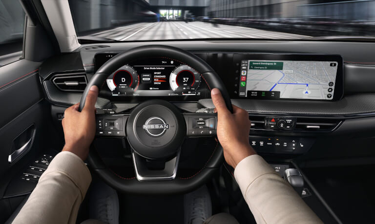 2026 Nissan Kicks interior driver's view