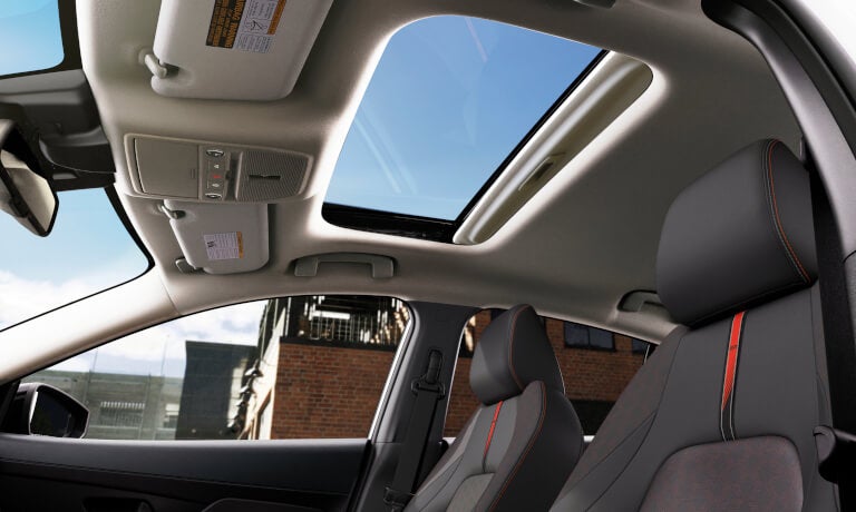 2026 Nissan Sentra interior sunroof