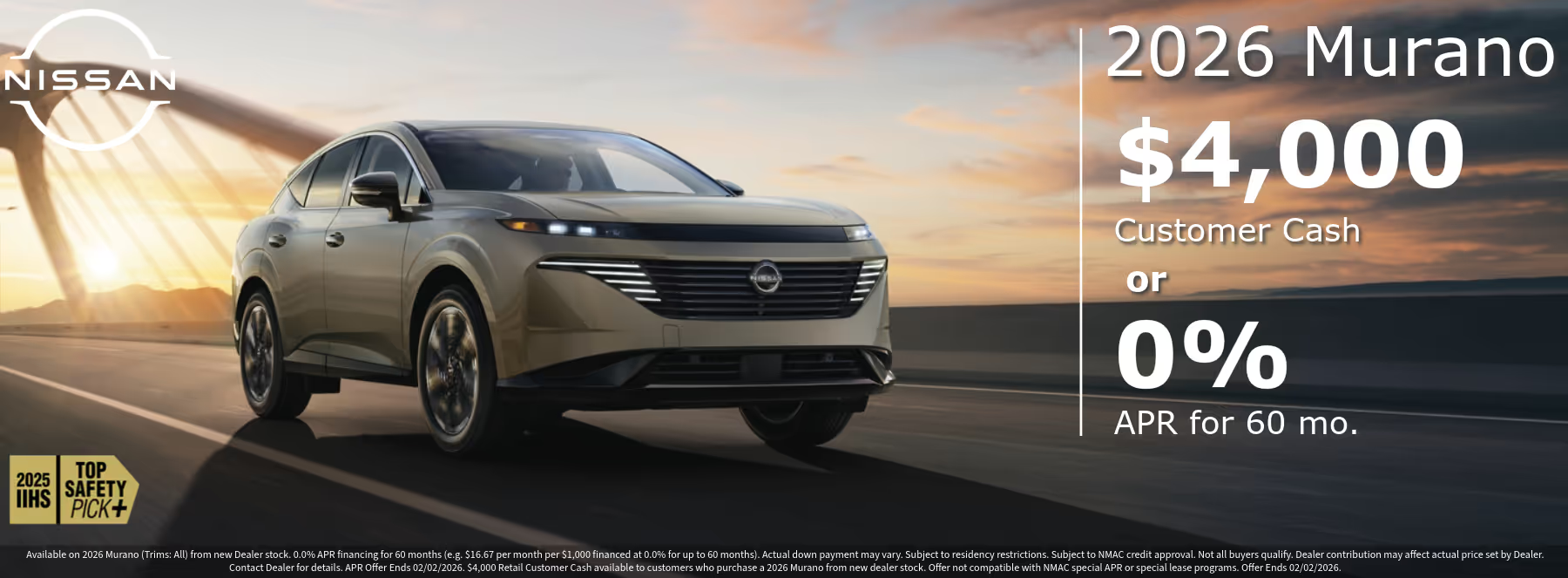 2026 Nissan Murano in Streetsboro 