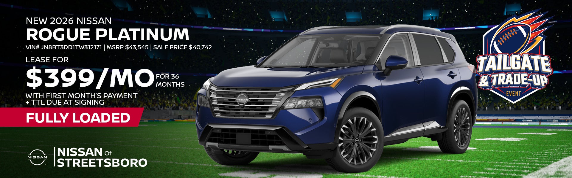 New 2026 Nissan Rogue Platinum