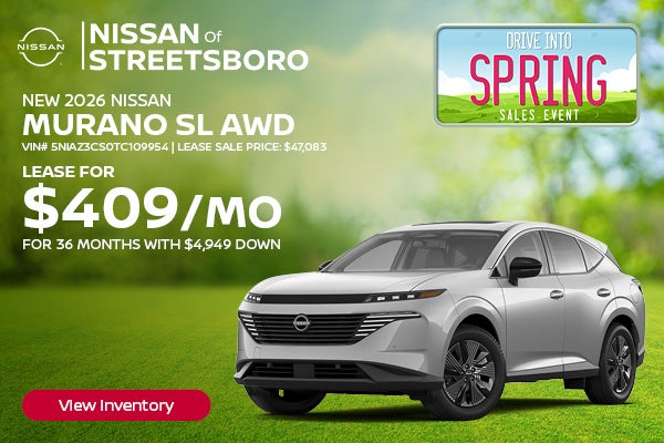 Lease a new 2026 Nissan Murano SL AWD